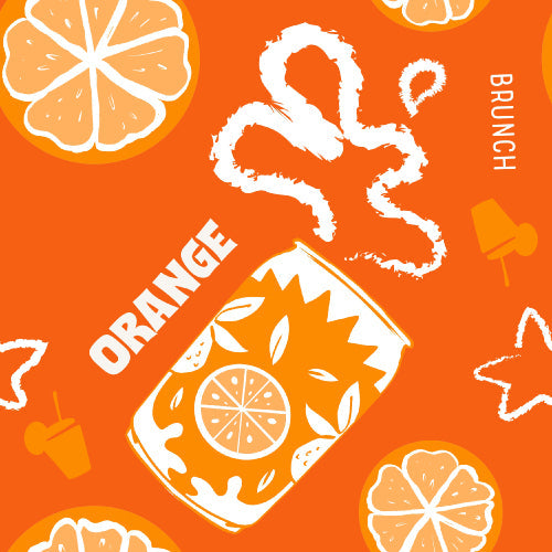 Orange Fruit Brunch