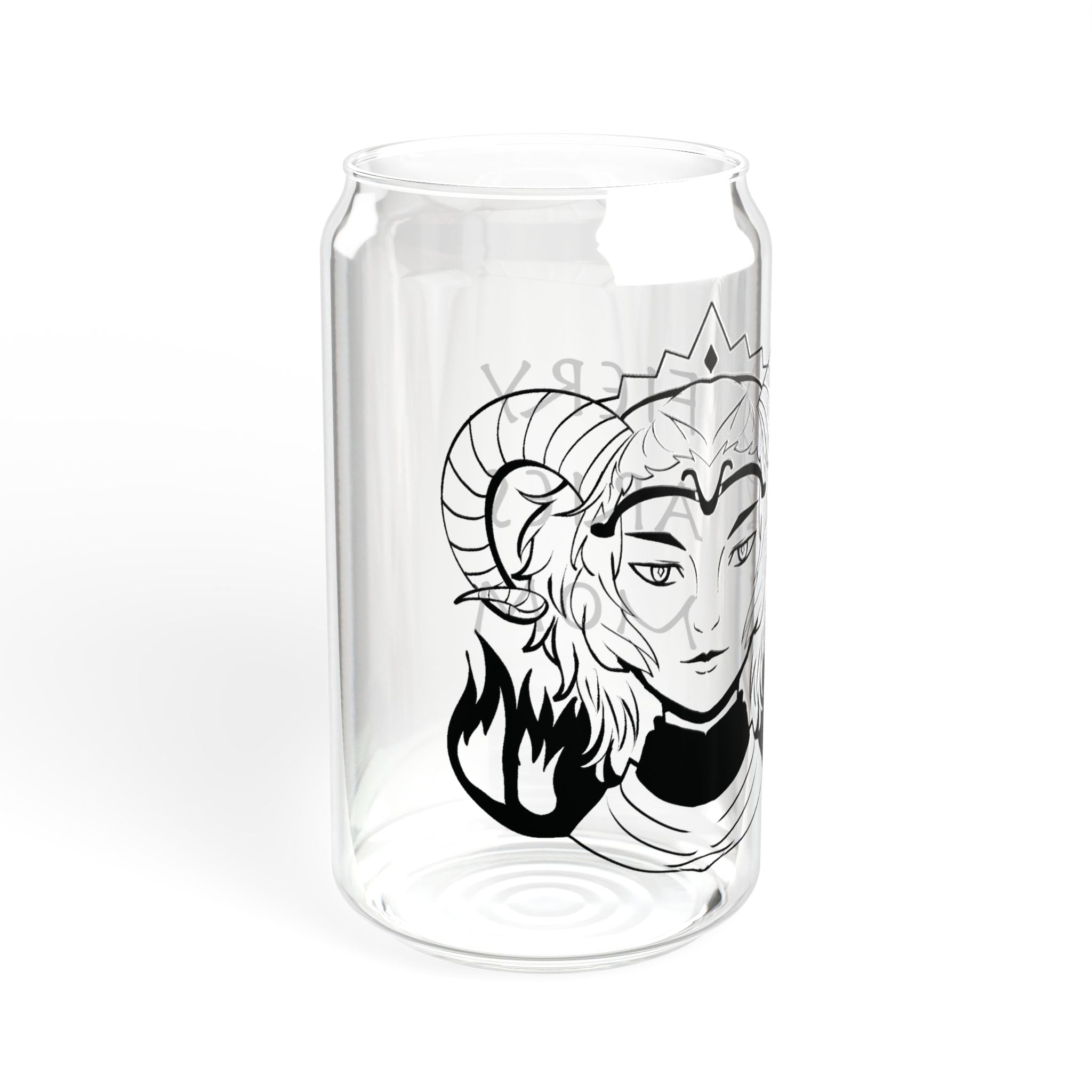Aries Mom Glass Cup – 16oz Zodiac Gift for Mom | Astrology Drinkware