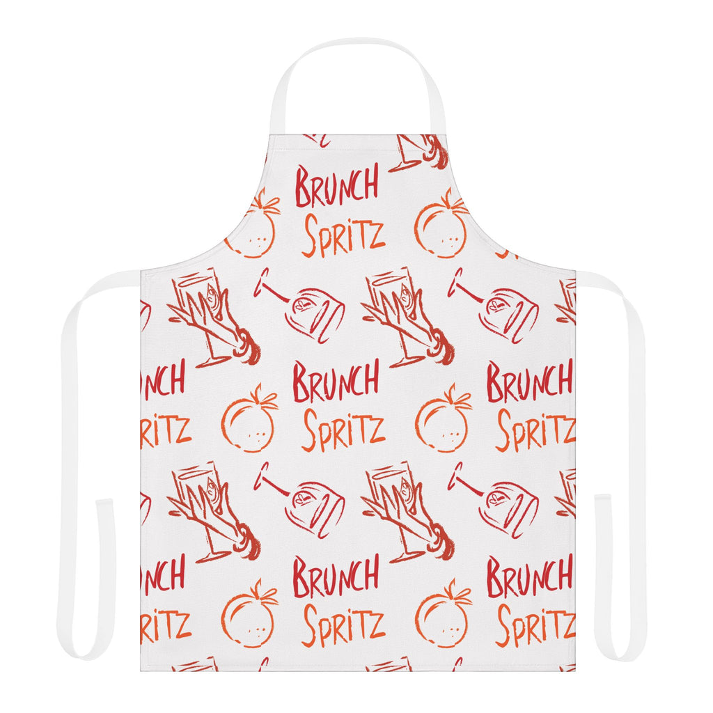 Brunch Spritz Apron — White Brunch Collection Inspired Design
