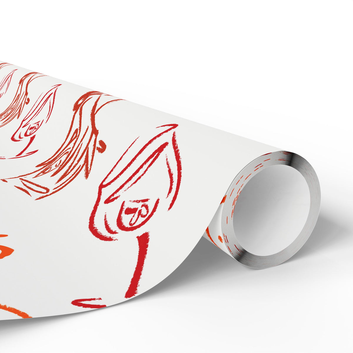 Brunch Spritz Peel Wrapping Paper Roll — White Brunch Collection Inspired Design