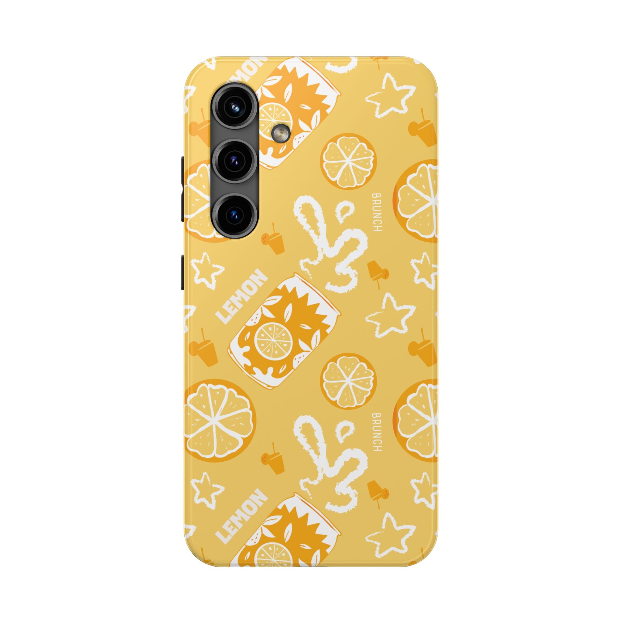 Lemon Brunch Tough Phone Case — Citrus Summer Pattern