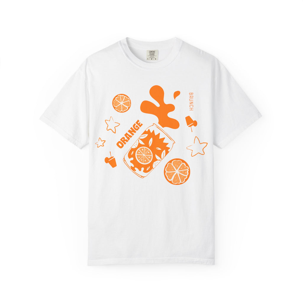 Orange Soda Splash Tee – Aperol Inspired Summer Shirt