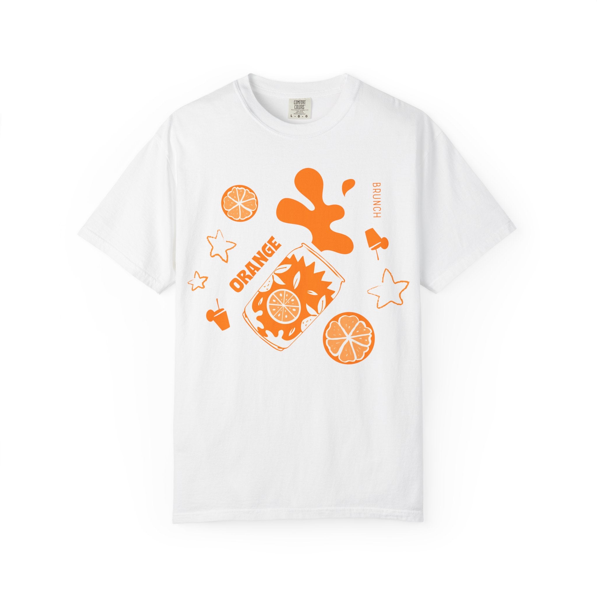 Orange Soda Splash Tee – Aperol Inspired Summer Shirt
