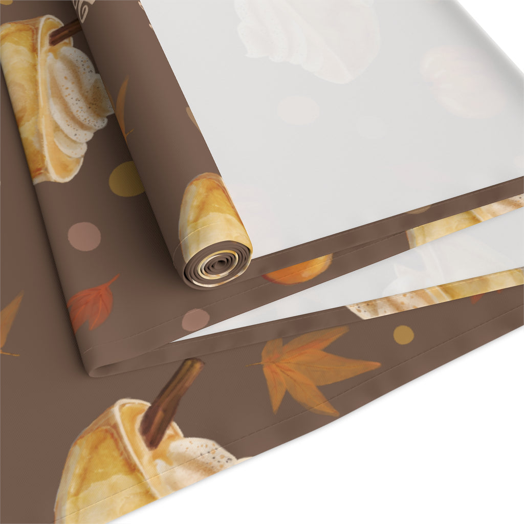 Pumpkin Spice Martini Table Runner — Brown Pumpkin Collection Inspired Design