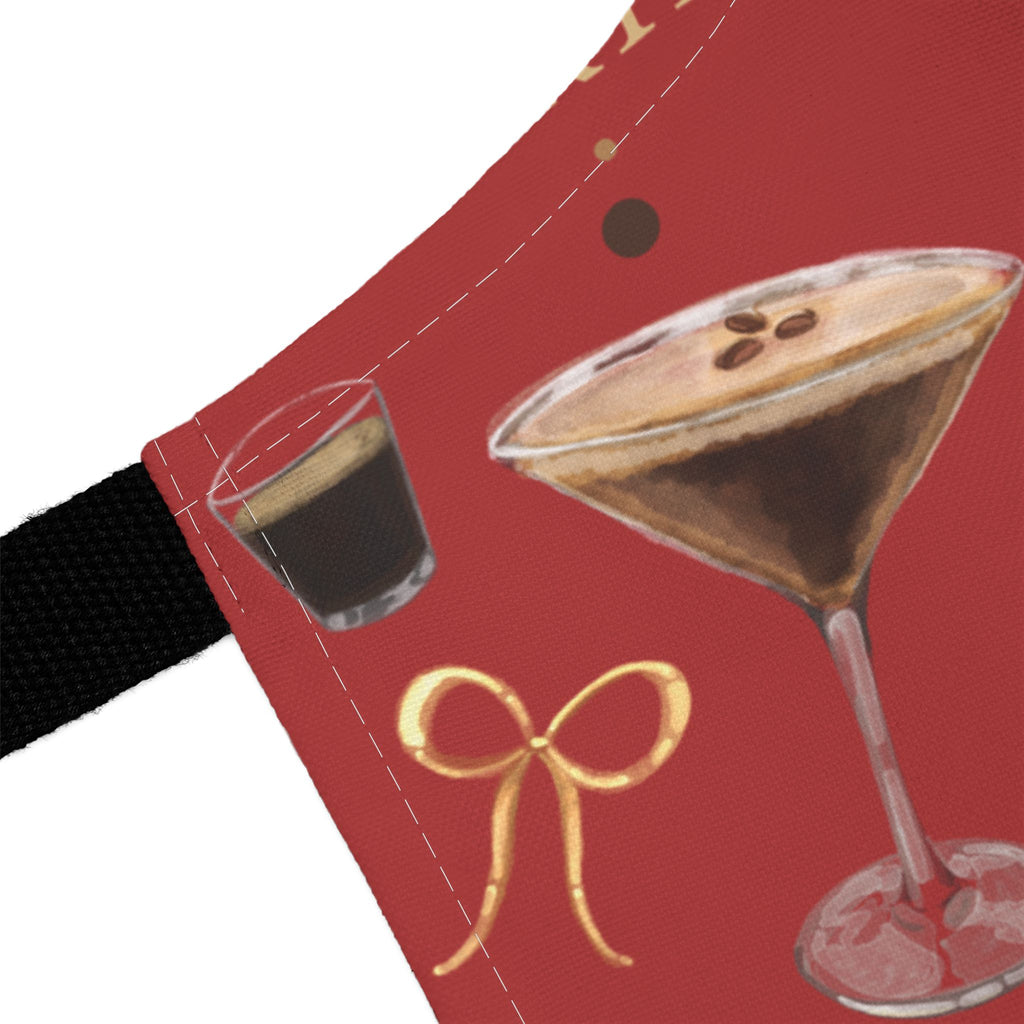 Espresso Martini Apron — Red Espresso Collection Inspired Design