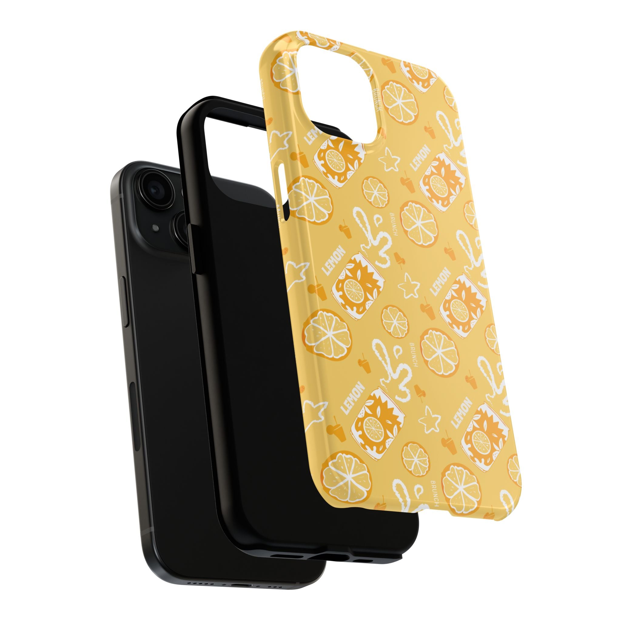 Lemon Brunch Tough Phone Case — Yellow Aperol Inspired Design