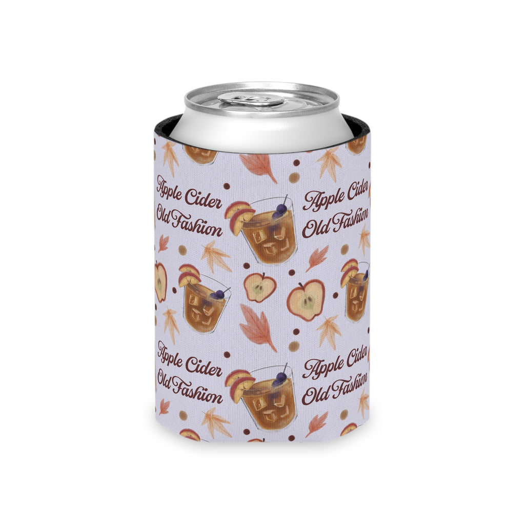 Apple Cider Old Fashioned Can Cooler — Light Violet Apple Cider Collection Inspired Design