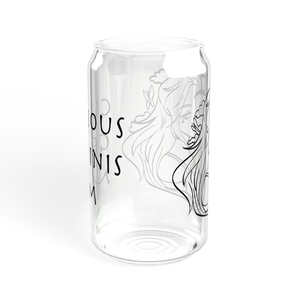 Gemini Mom Gift – 16oz Zodiac Sipper Glass for Mom | Astrology Glass Cup