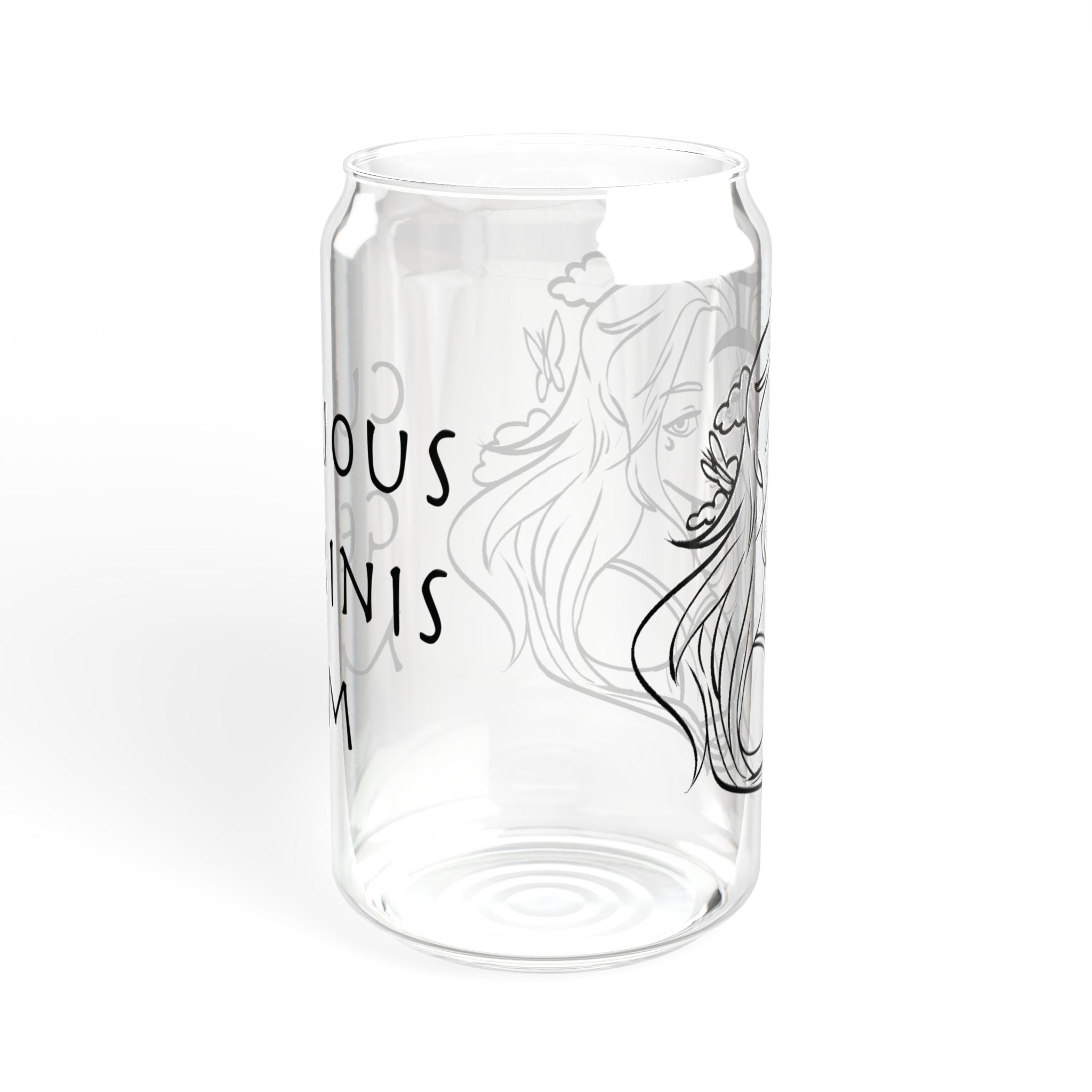 Gemini Mom Gift – 16oz Zodiac Sipper Glass for Mom | Astrology Glass Cup