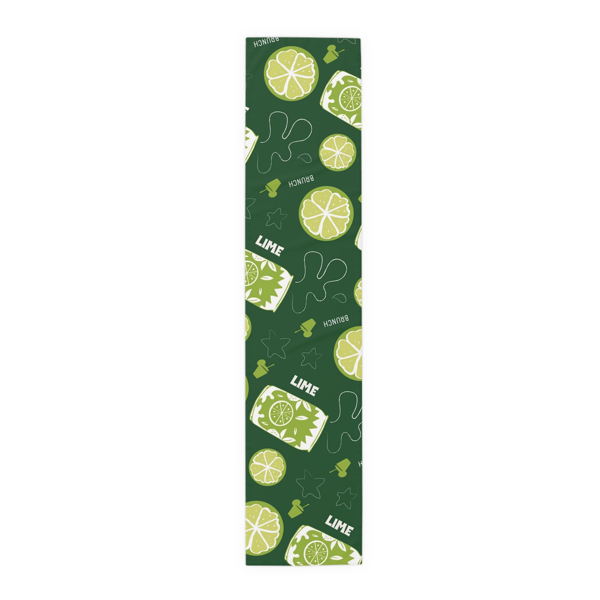 Lime Brunch Table Runner – Citrus Summer Table Decor