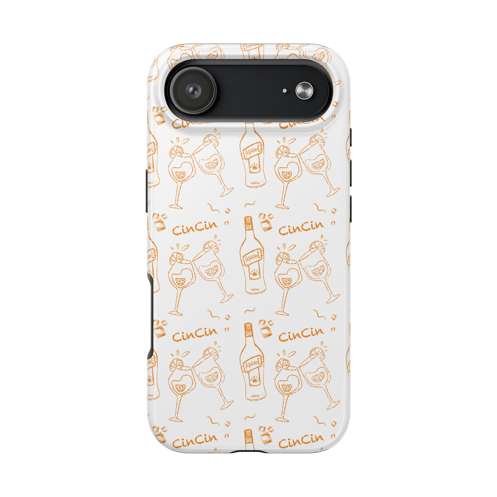 Cin Cin Spritz Tough Phone Case — White Cin Cin Brunch Collection Inspired Design