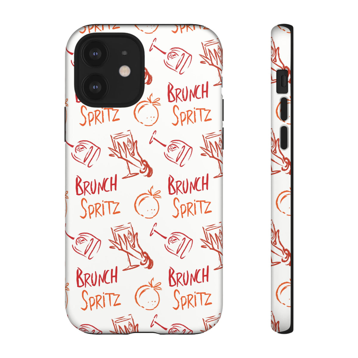Brunch Spritz Phone Case — Red & Orange Aperol Inspired Design