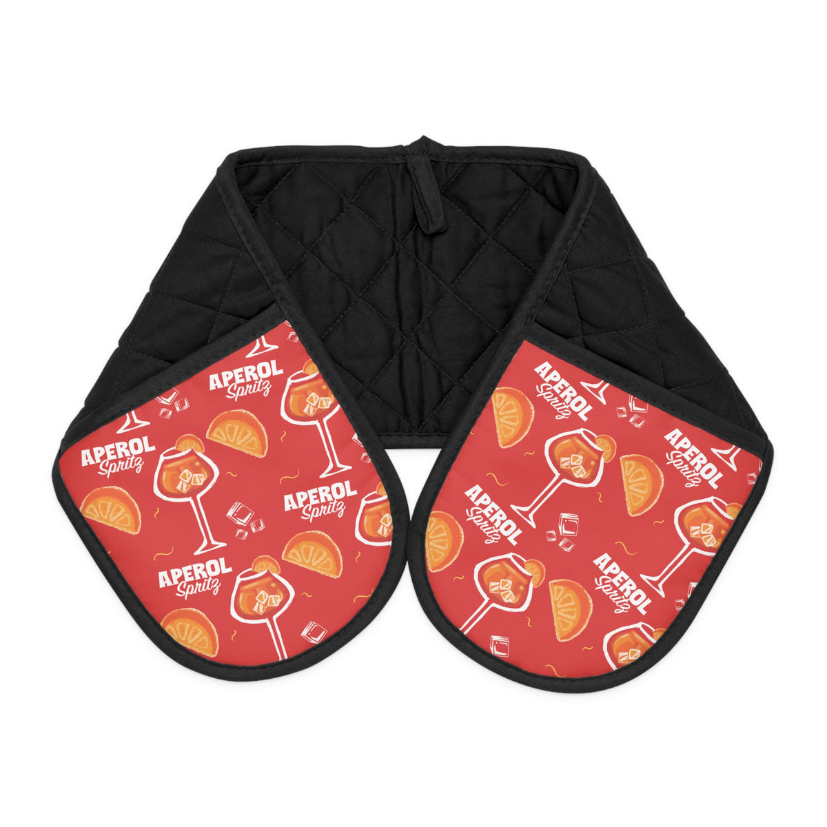 Aperol Spritz Double Oven Mitts – Aperol Red Collection Inspired Design