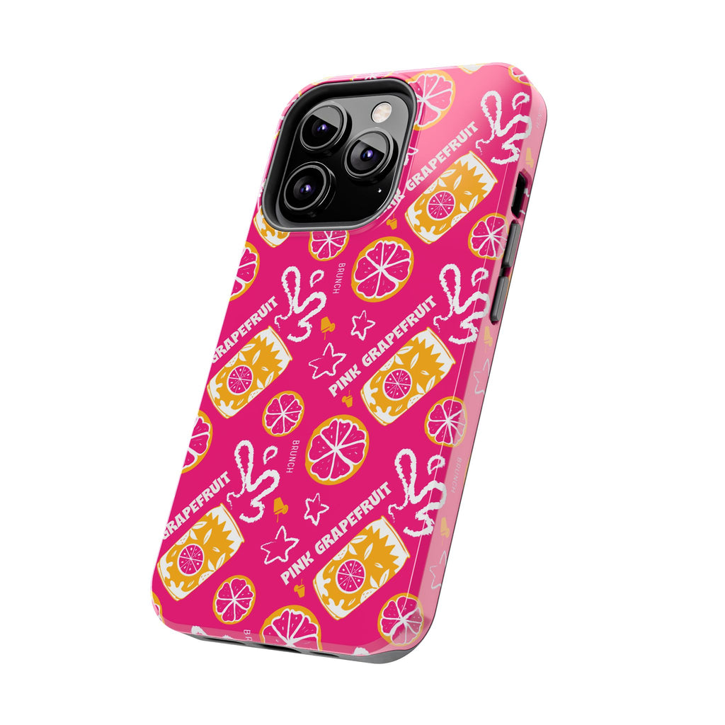 Pink Grapefruit Fruit CollectionTough Phone Case — Pink Aperol Inspired Design