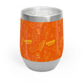 Aperol Brunch Wine Tumbler — Orange Aperol Inspired Design