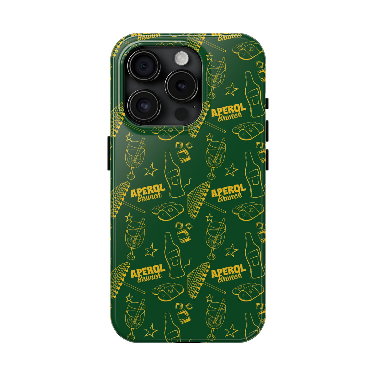 Aperol Brunch Tough Phone Case — Green Aperol Inspired Cover