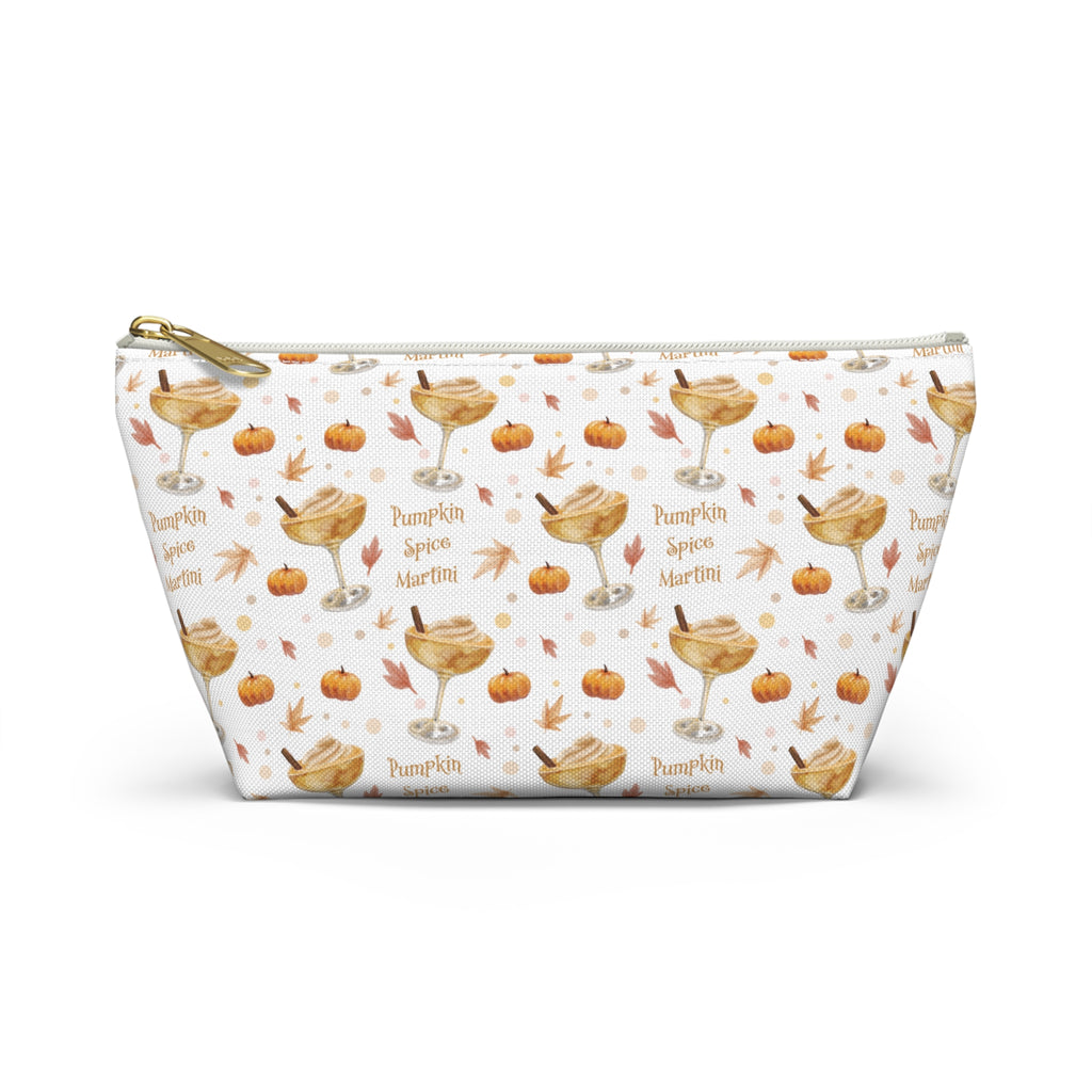 Pumpkin Spice Martini Accessory Pouch — White Pumpkin Collection Inspired Design