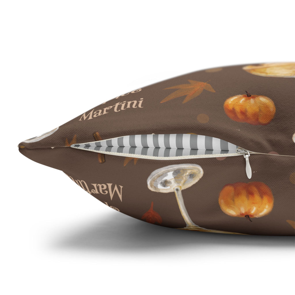 Pumpkin Spice Martini Pillowcase — Brown Pumpkin Collection Inspired Design
