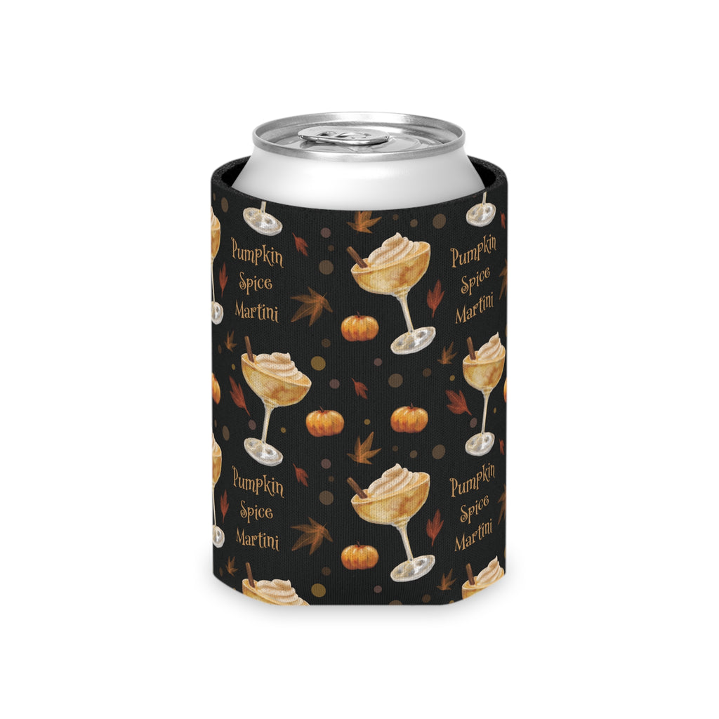 Pumpkin Spice Martini Can Cooler — Black Pumpkin Collection Inspired Design