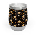 Pumpkin Spice Martini 12oz Wine Tumbler  — Black Pumpkin Collection Inspired Design