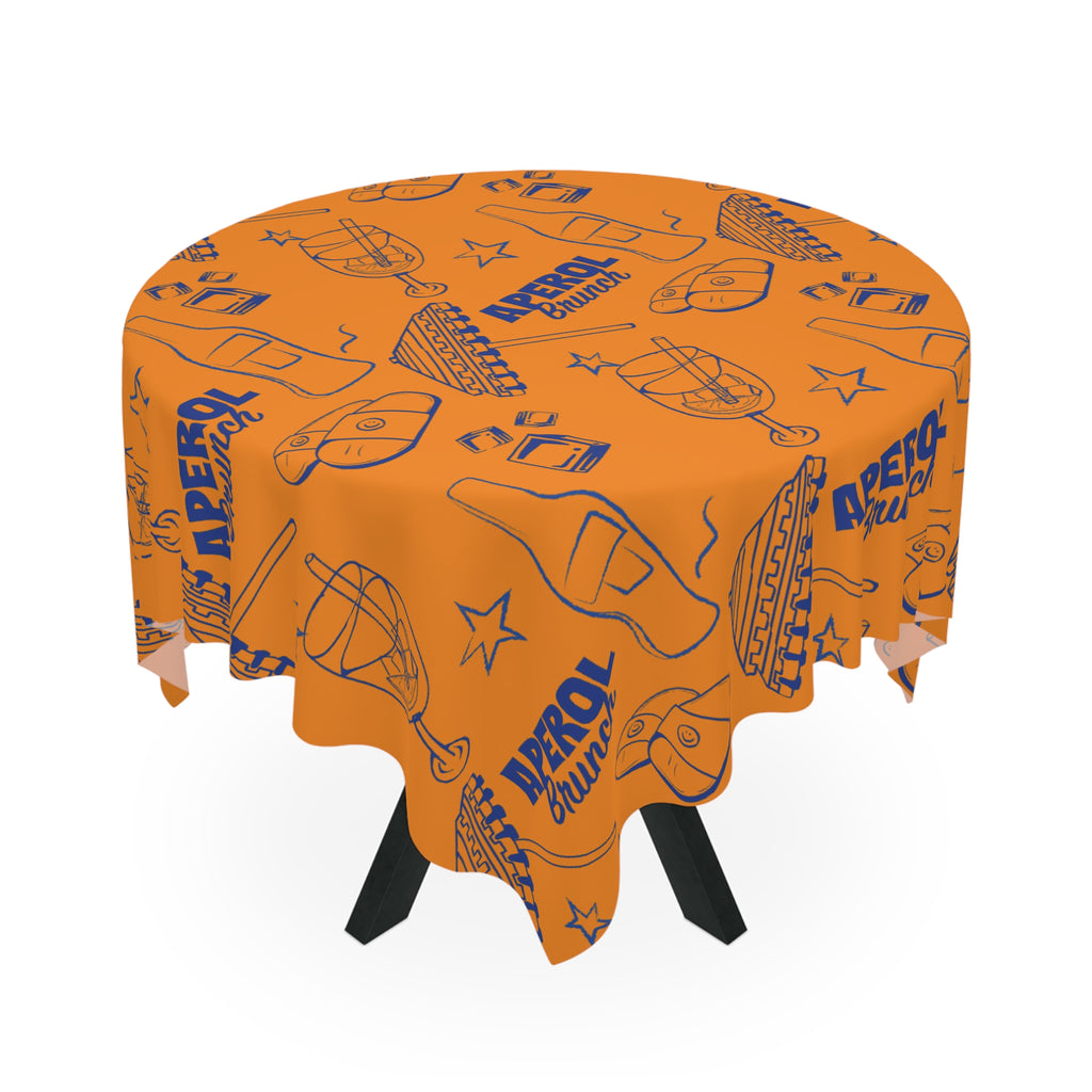 Aperol Brunch Collection Tablecloth — Orange Brunch Collection Inspired Design