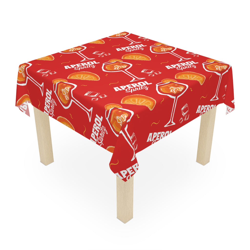 Aperol Spritz Tablecloth — Aperol Red Collection Inspired Design