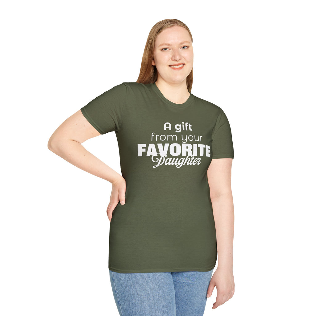 A Gift From Your Favorite Daughter T-Shirt – Funny Mom Gift for Mother’s Day
