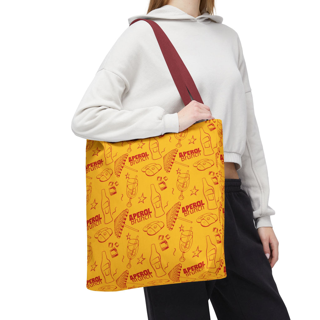 Aperol Spritz Tote Bag – Yellow & Red Aperol Inpired Design