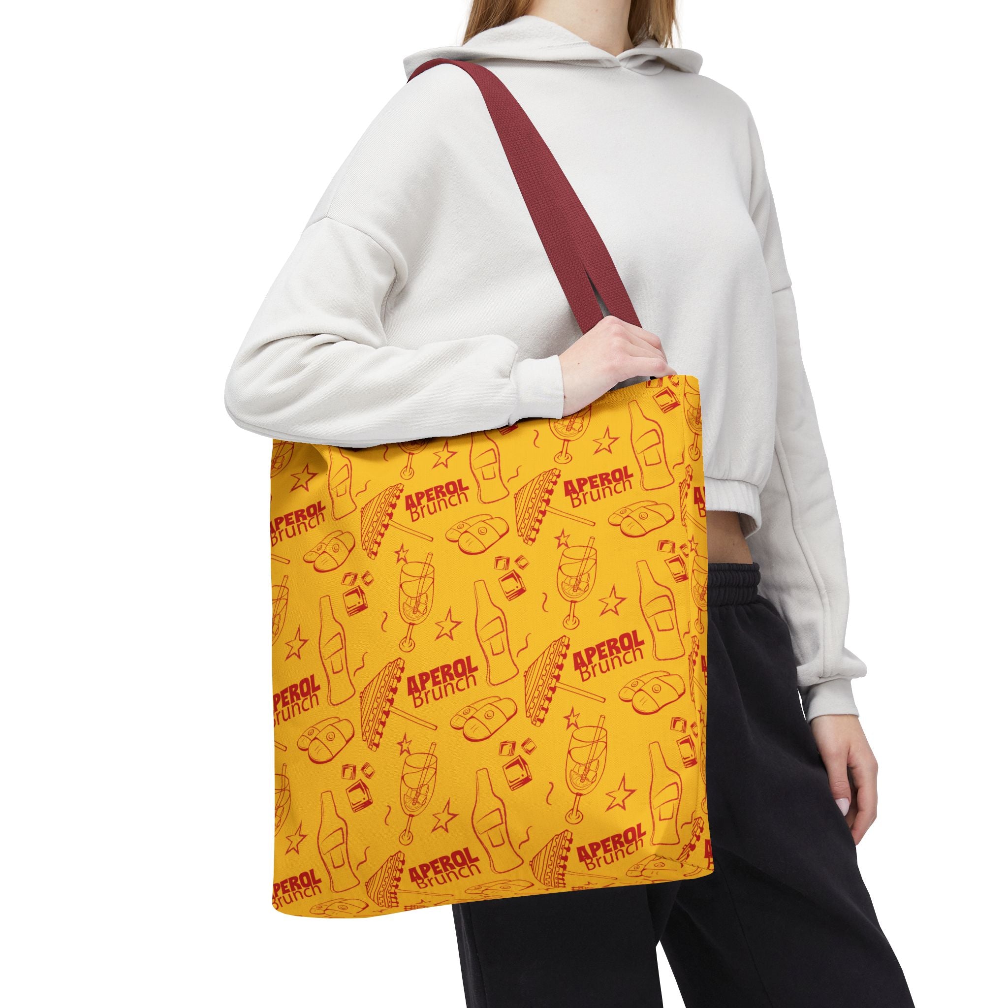 Aperol Spritz Tote Bag – Yellow & Red Aperol Inpired Design
