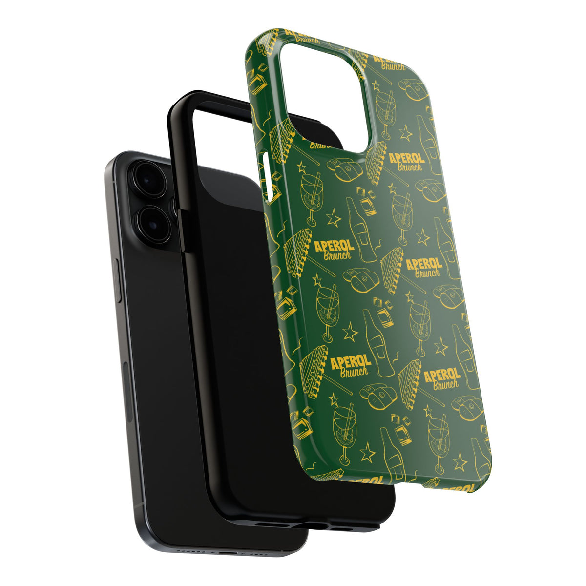 Aperol Brunch Tough Phone Case — Green Aperol Inspired Cover