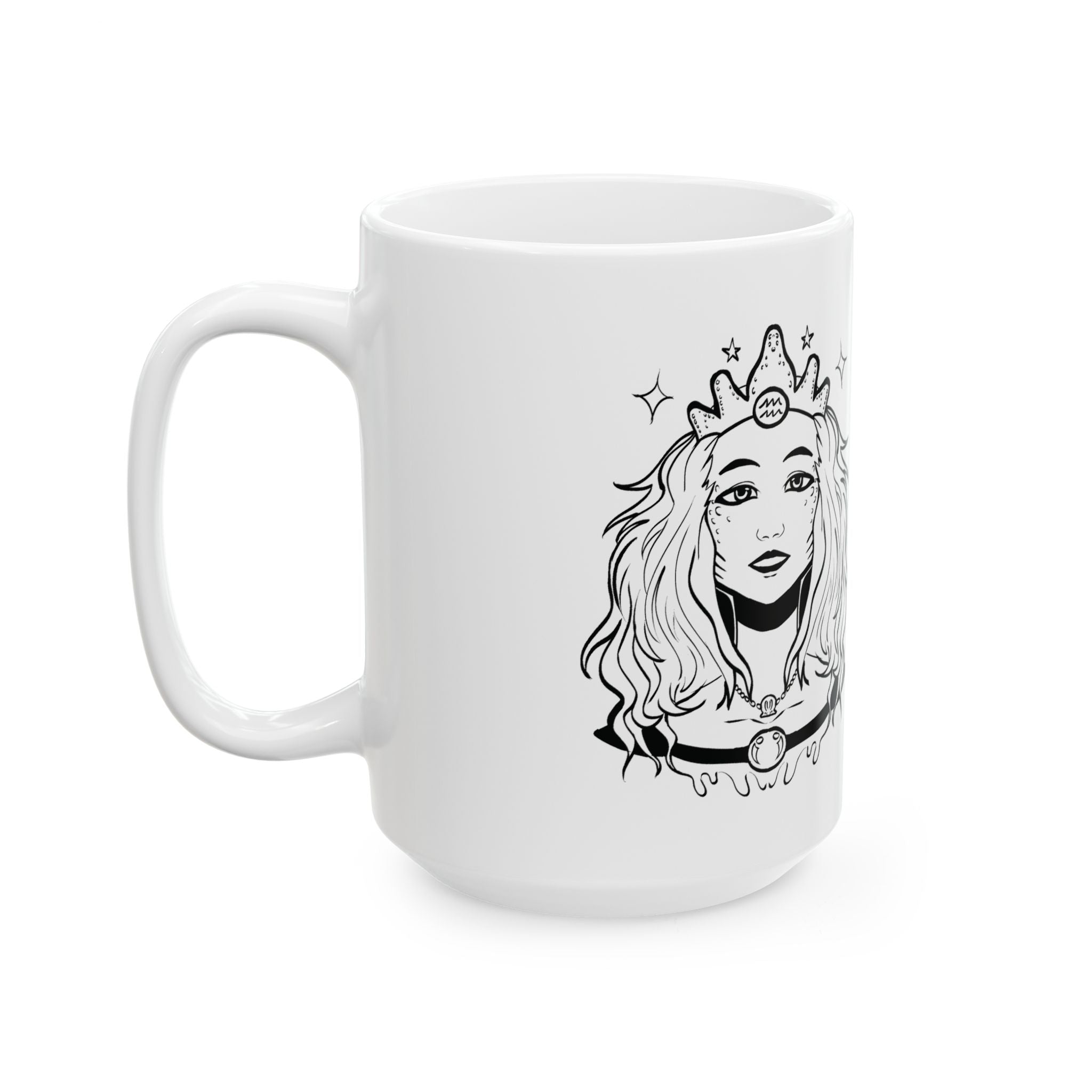Aquarius Mom Mug – Zodiac Coffee Mug for Mom | Astrology Gift (11oz/15oz)