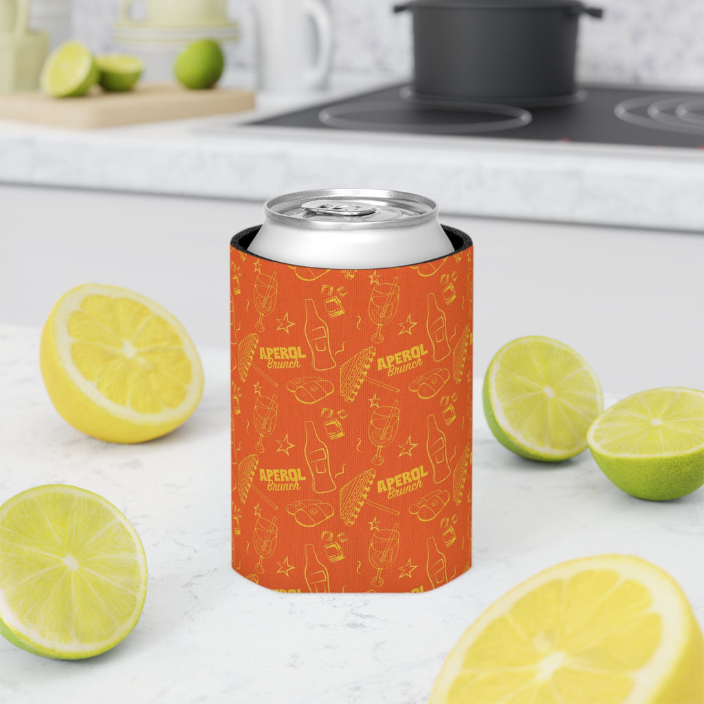 Aperol Spritz Can Cooler — Orange and Yellow Brunch Collection Inspired Design
