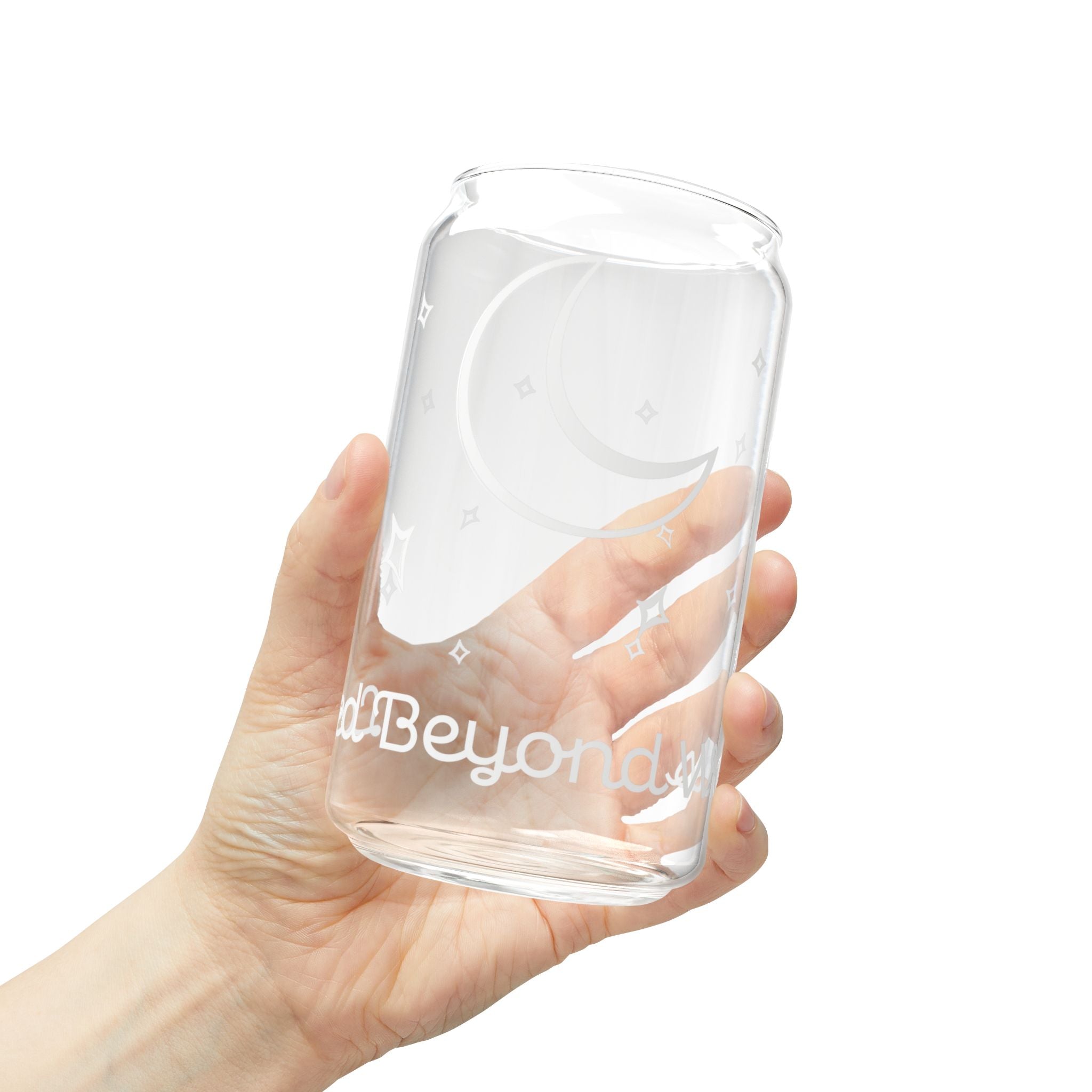 Moon & Stars 16oz Sipper Glass – Celestial Gift for Her | Loved Beyond Words