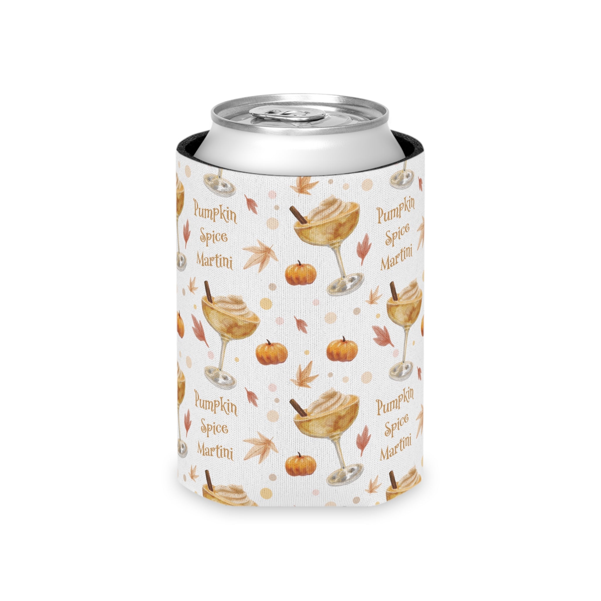Pumpkin Spice Martini Can Cooler - White Pumpkin Collection Inspired Design
