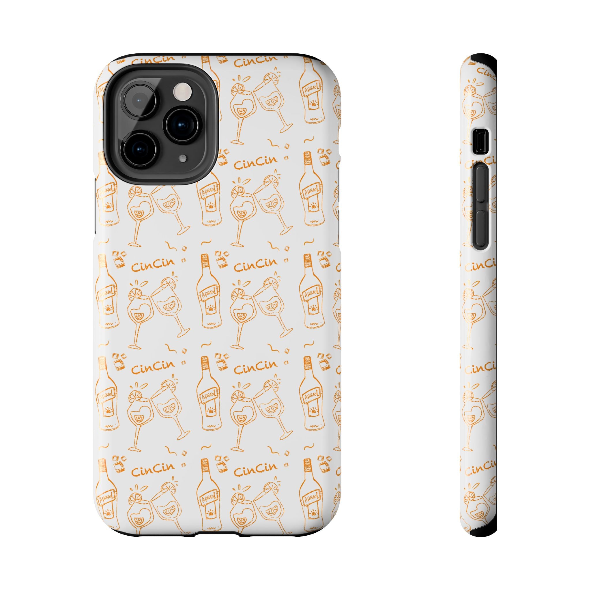 Cin Cin Spritz Tough Phone Case — Citrus Cocktail Pattern