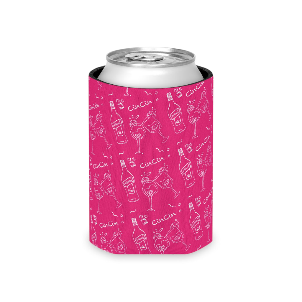 Cin Cin Pink Collection Can Cooler — Pink Aperol Inspired Design