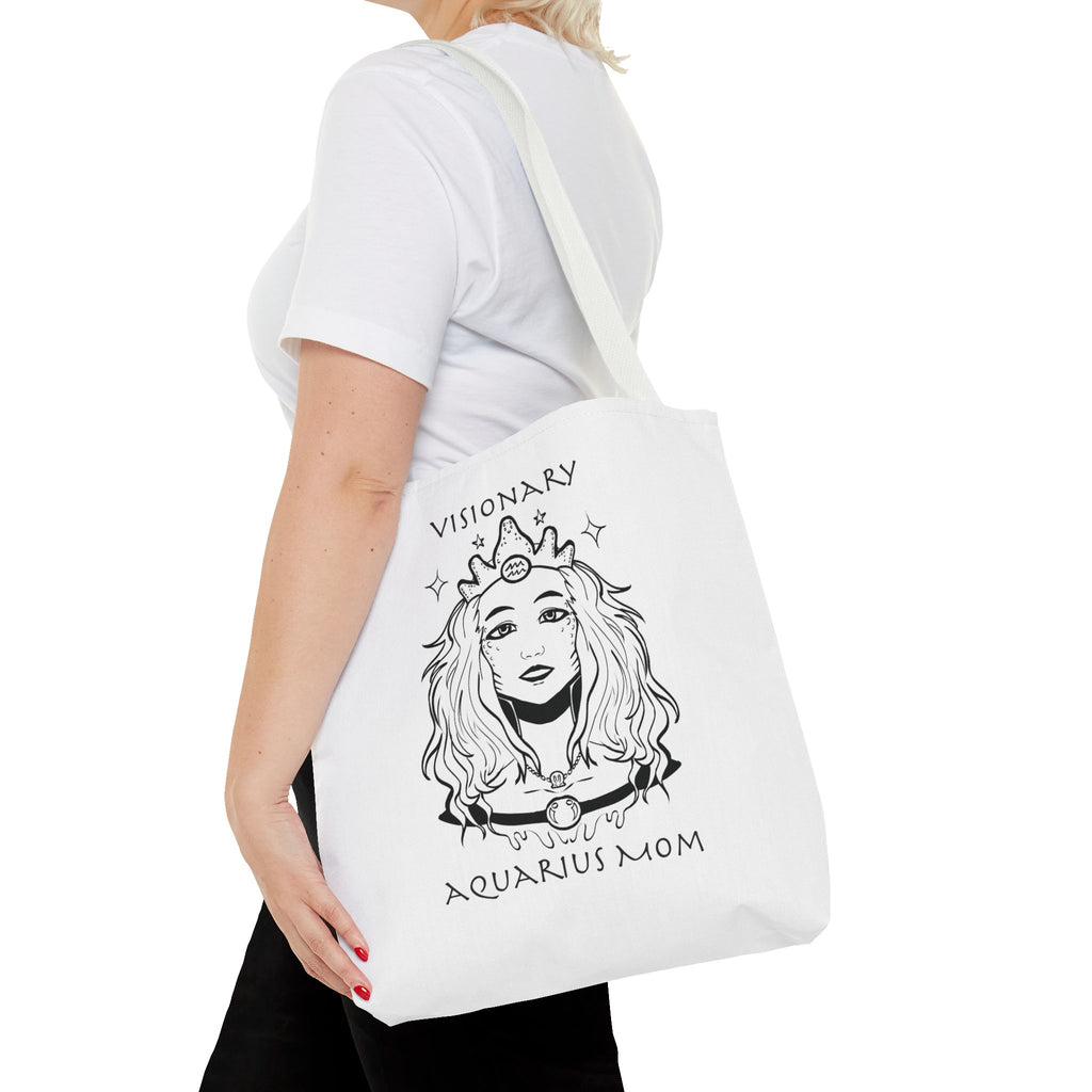 Aquarius Mom | Tote Bag — Zodiac Astrology Gift