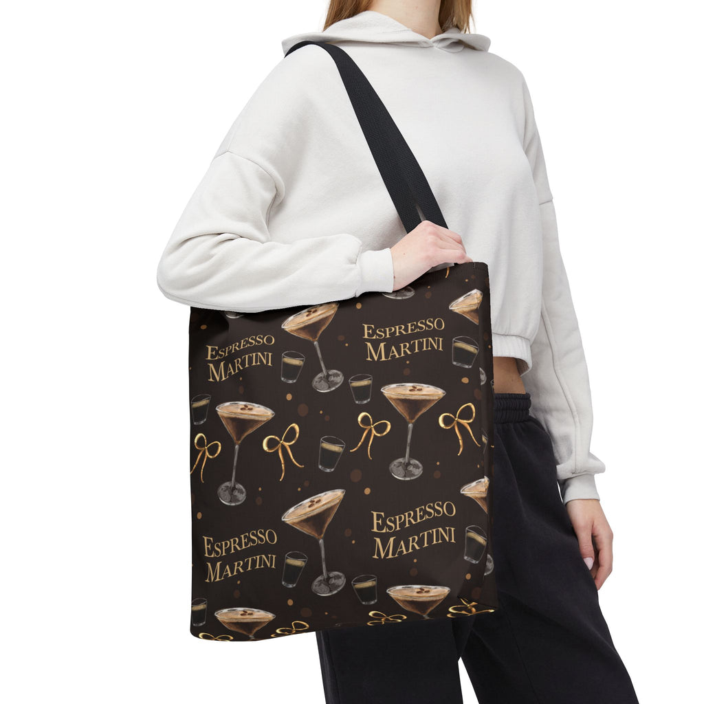 Espresso Martini Tote Bag — Dark Brown Espresso Collection Inspired Design