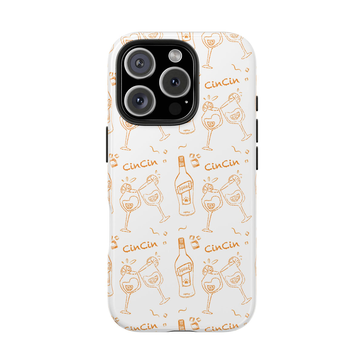 Cin Cin Spritz Tough Phone Case — White Cin Cin Brunch Collection Inspired Design