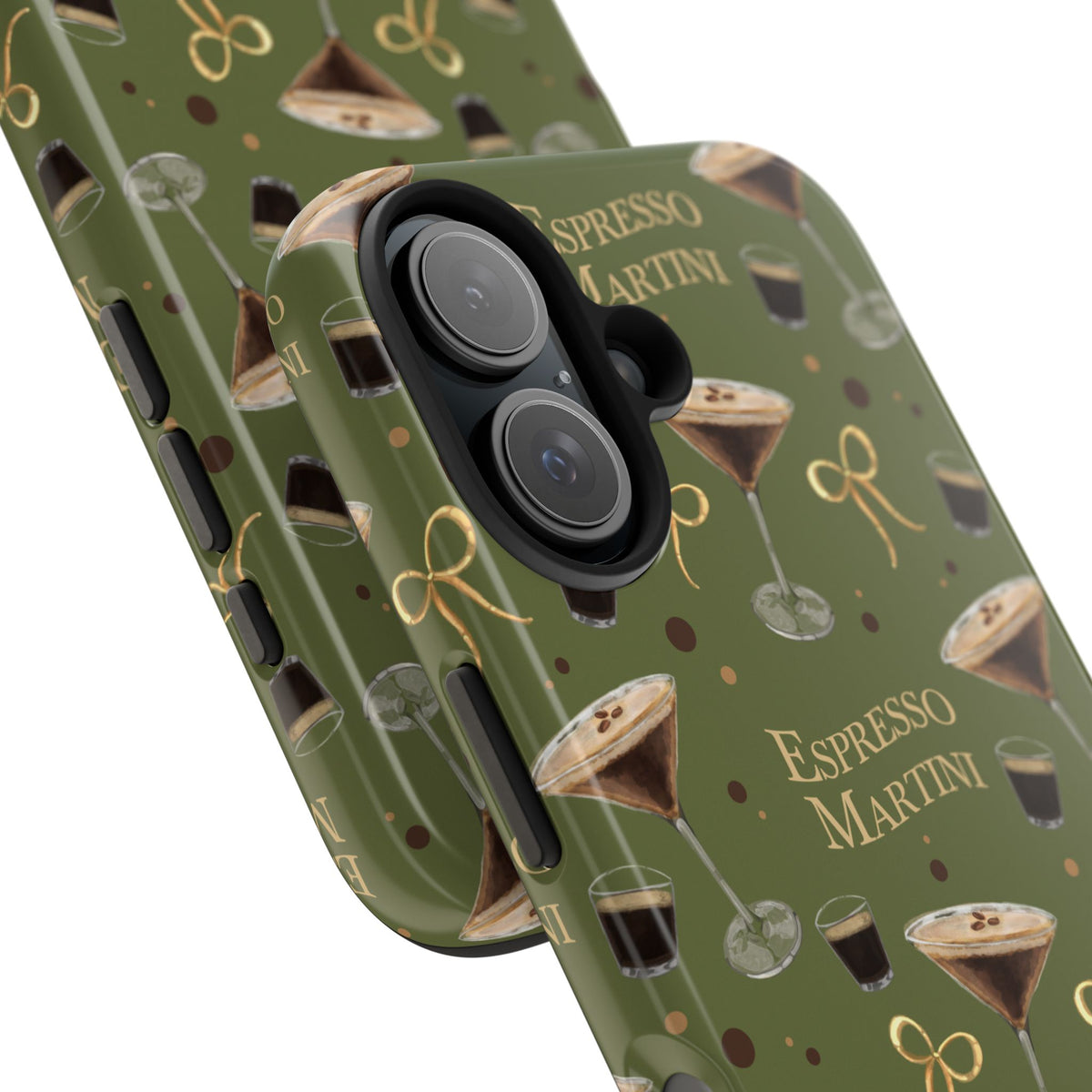 Espresso Martini Tough Phone Case — Olive Green Espresso Collection Inspired Design