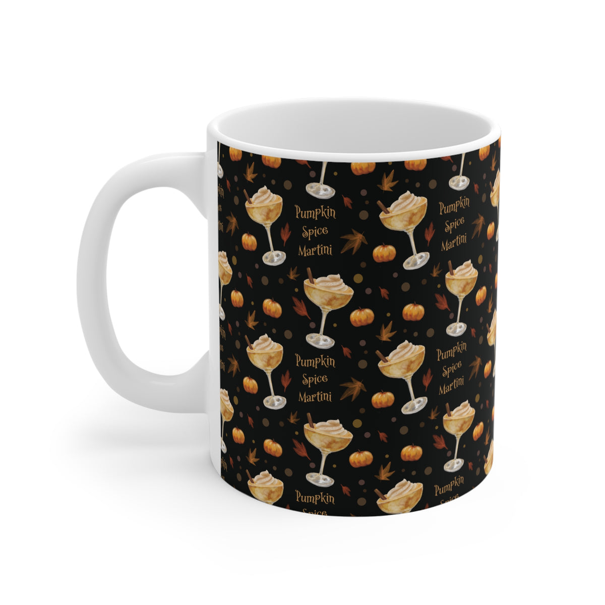 Pumpkin Spice Martini 11oz Mug — Black Pumpkin Collection Inspired Design