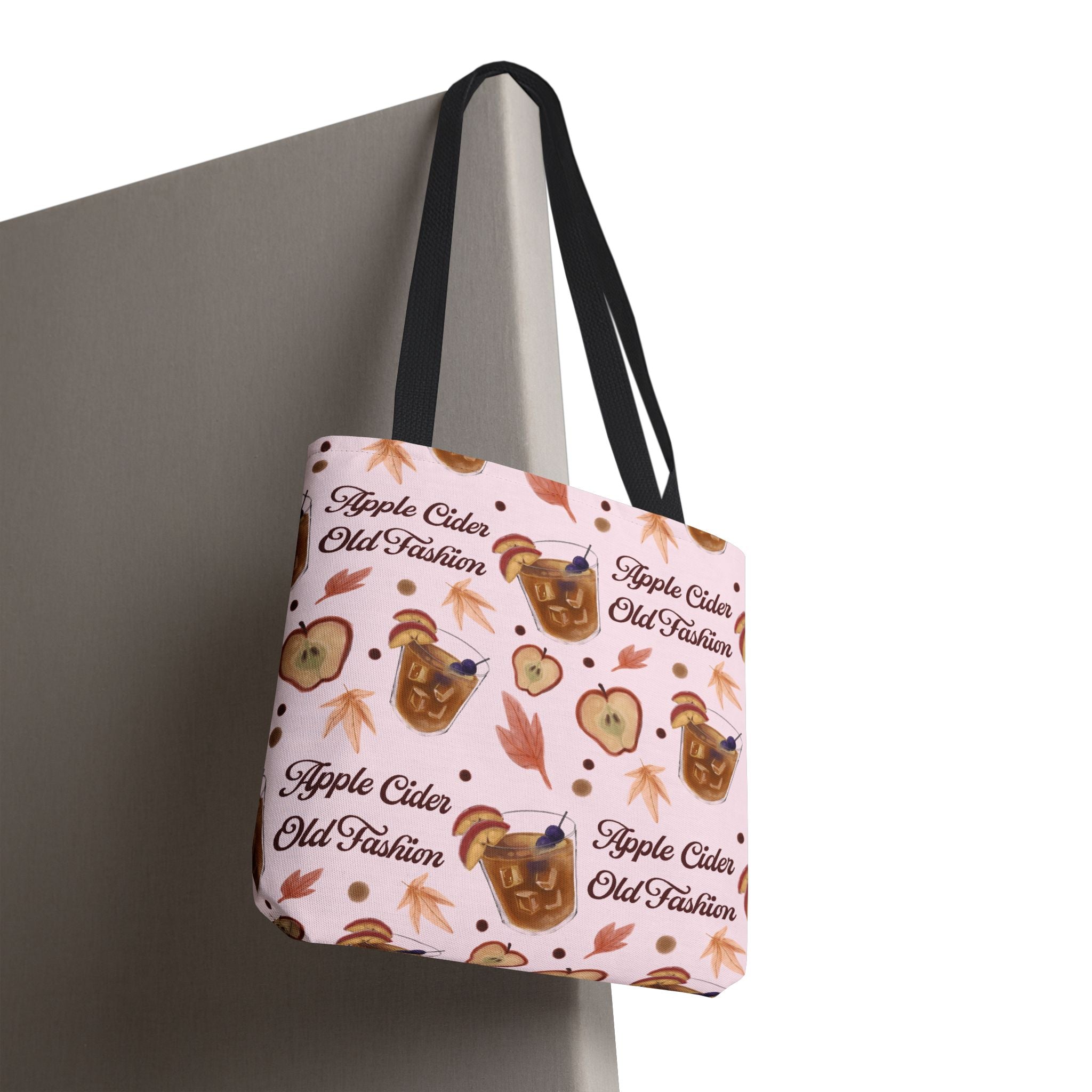 Apple Cider Old Fashioned Tote Bag — Light Pink Apple Cider Collection Inspired Design