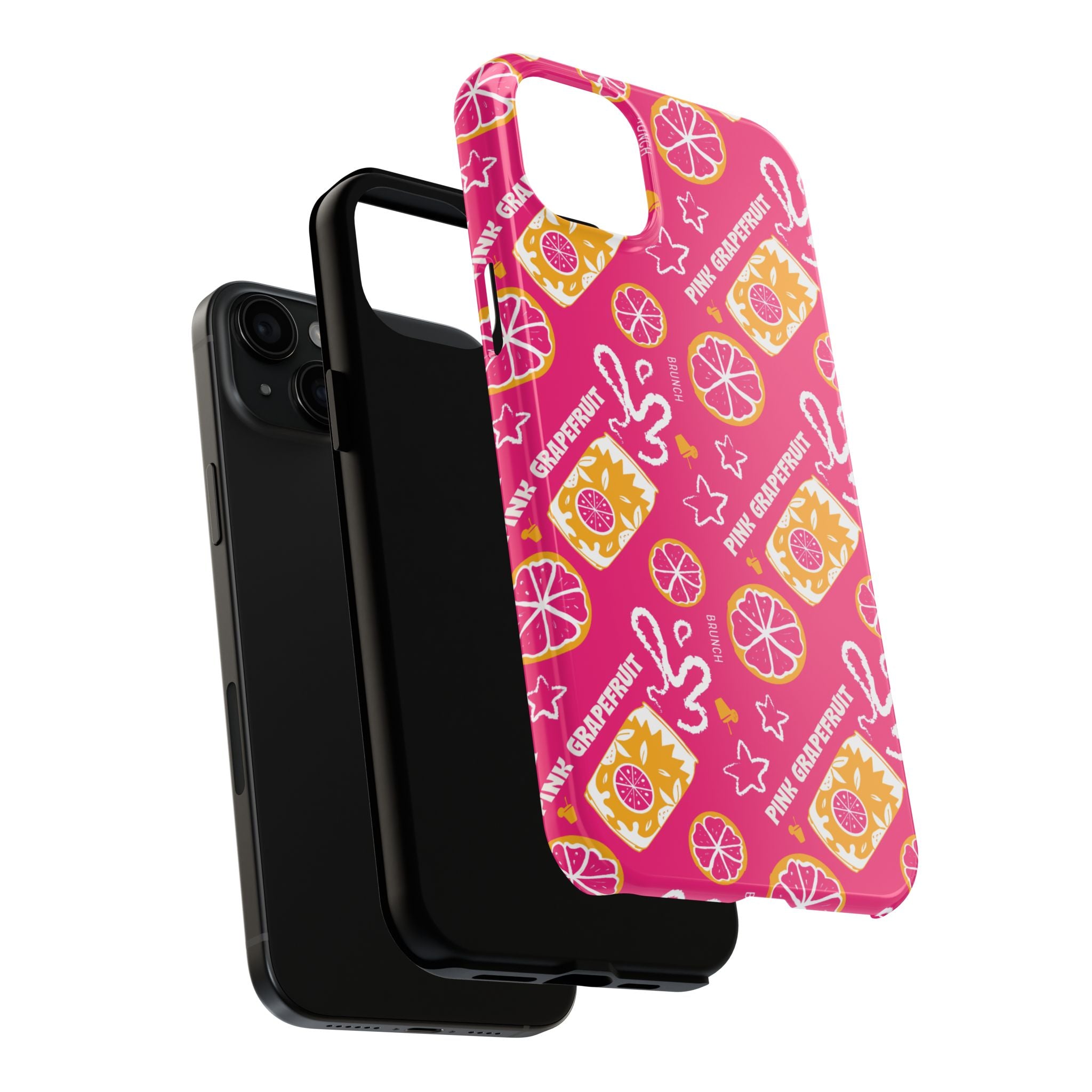 Pink Grapefruit Fruit CollectionTough Phone Case — Pink Aperol Inspired Design