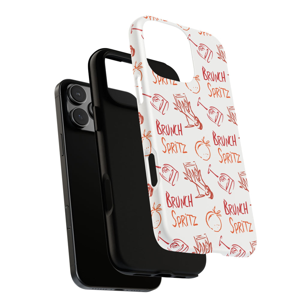 Brunch Spritz Phone Case — Red & Orange Aperol Inspired Design