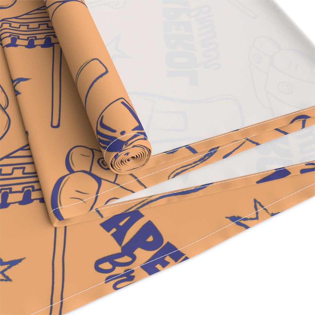 Aperol Brunch Table Runner — Orange Citrus Summer Decor