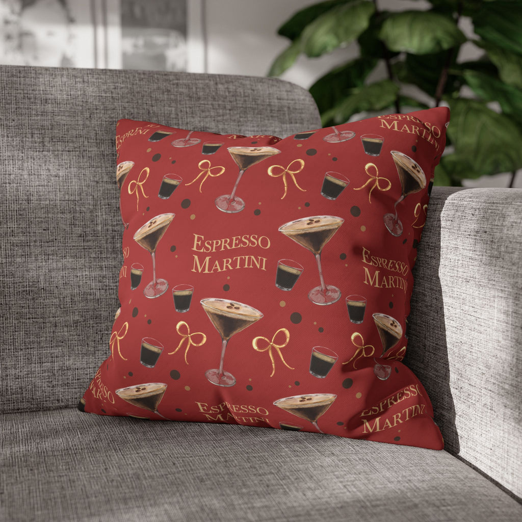 Espresso Martini Pillowcase — Red Espresso Collection Inspired Design