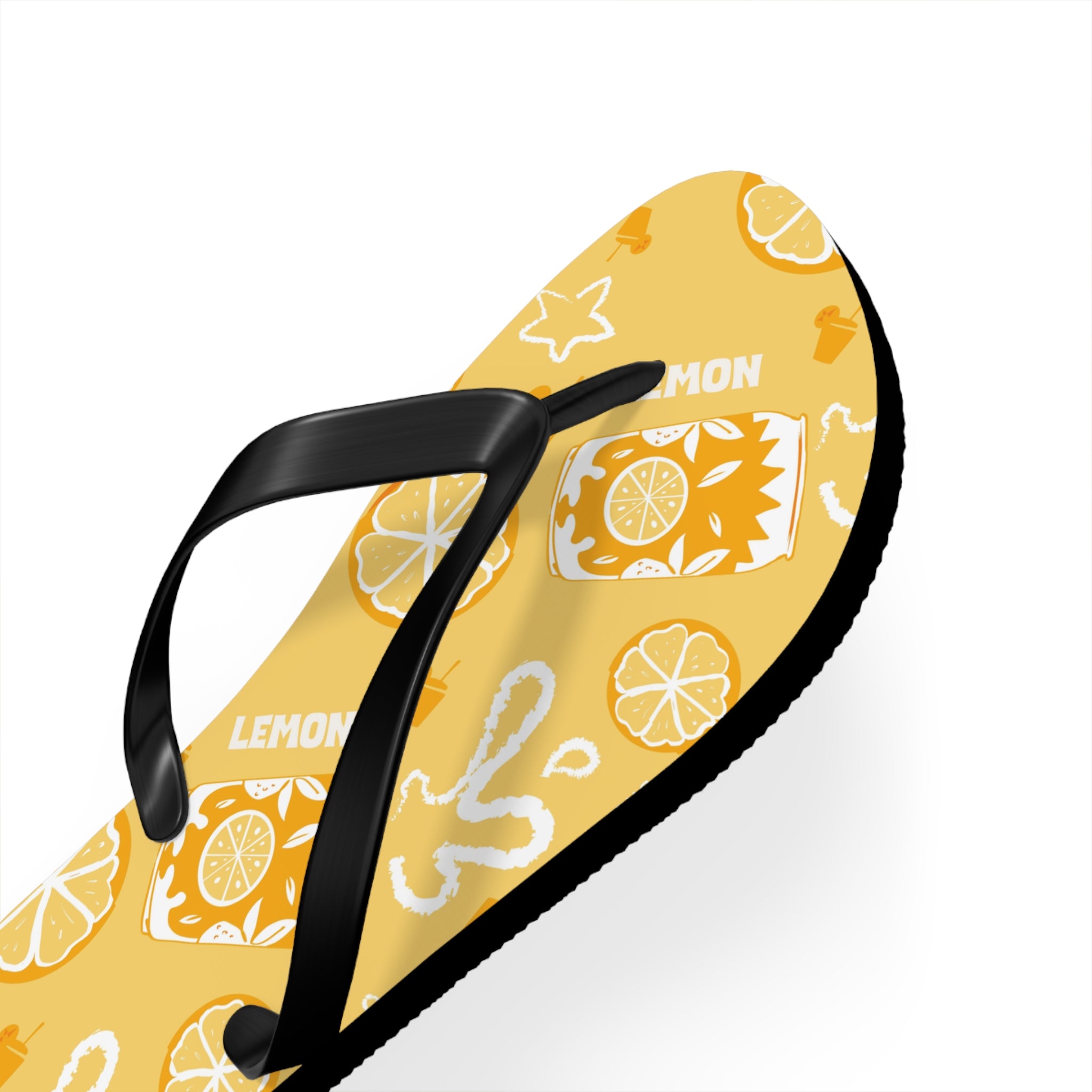 Lemon Fruit Flip Flops – Lemon Brunch Inspired Design