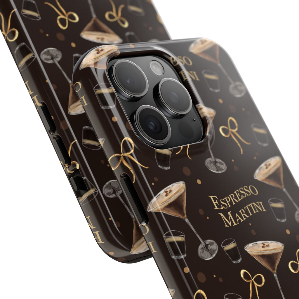 Espresso Martini Tough Phone Case — Dark Brown Espresso Collection Inspired Design