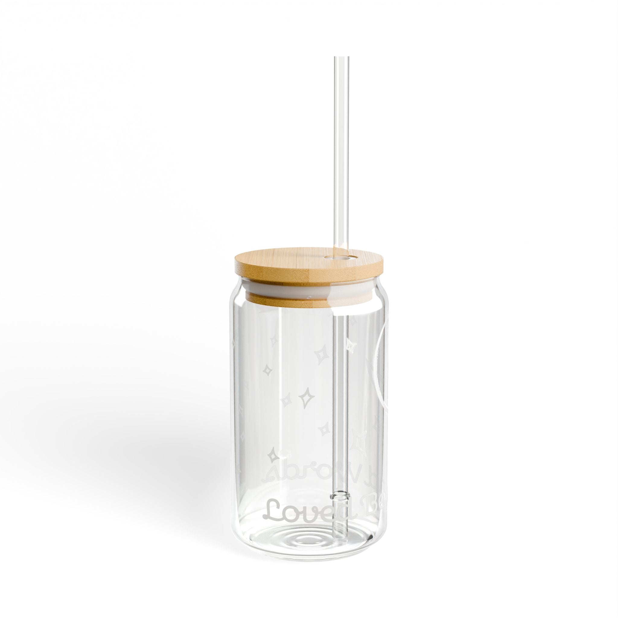 Moon & Stars 16oz Sipper Glass – Celestial Gift for Her | Loved Beyond Words