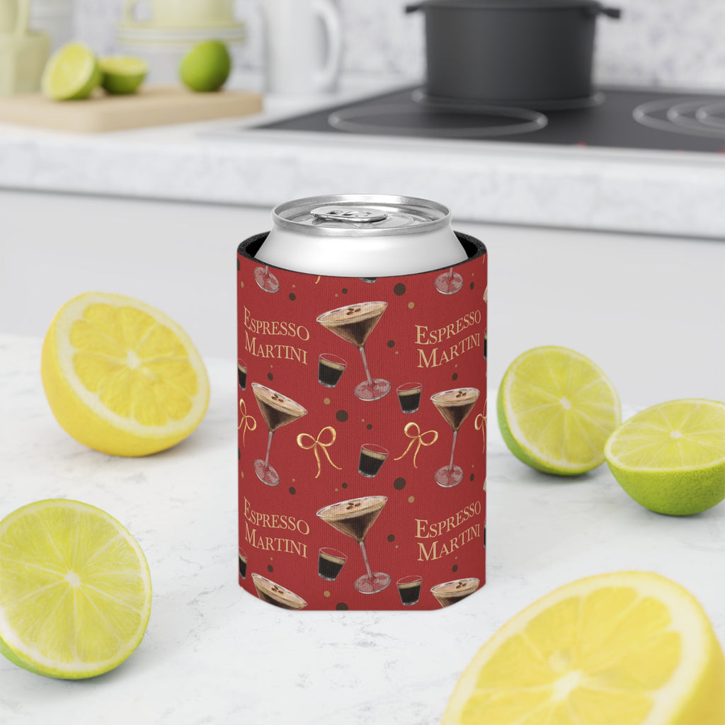 Espresso Martini Can Cooler — Red Espresso Collection Inspired Design